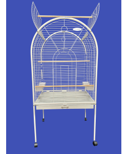 Parrot-Supplies Jacksonville Top Opening Parrot Cage White